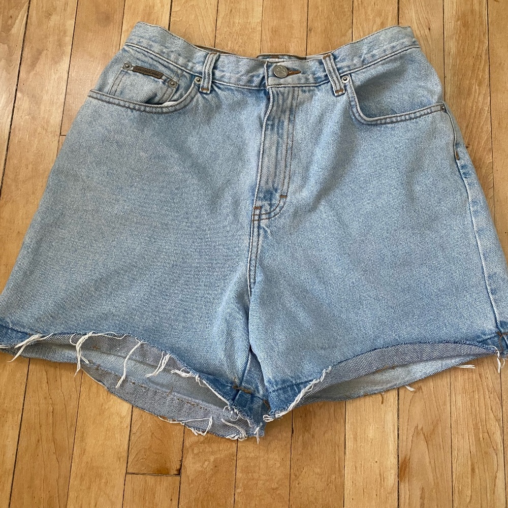 90s calvin klein mom shorts 34 inch waist